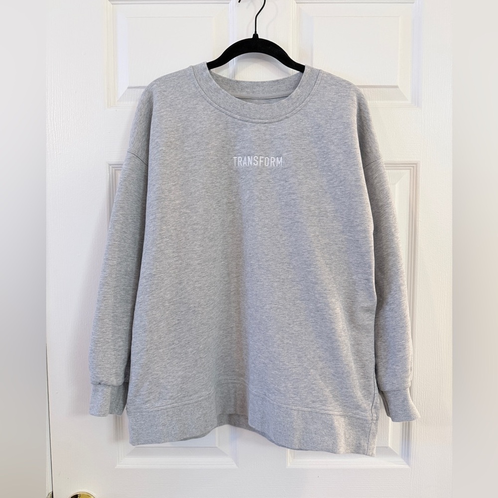Lululemon ‘Transform’ Perfectly Oversized Crew Gray Crewneck Sweatshirt - 8